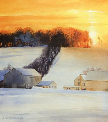 Original Rural life Paintings by Rich Thistle