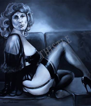 Original Figurative Erotic Paintings by Rich Thistle