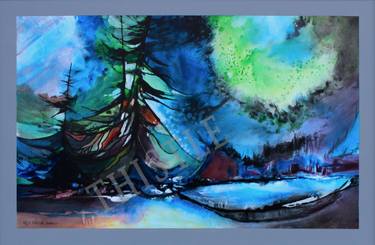 Original Abstract Expressionism Landscape Paintings by Rich Thistle