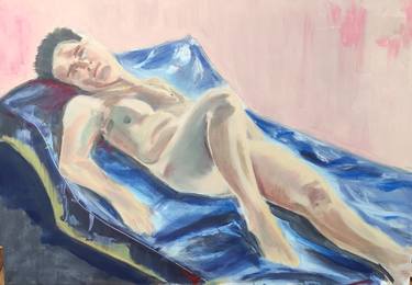 Original Nude Painting by Anna Saczuk