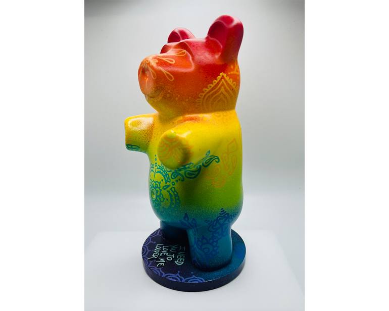 Original Contemporary Pop Culture/Celebrity Sculpture by Sahara Novotna