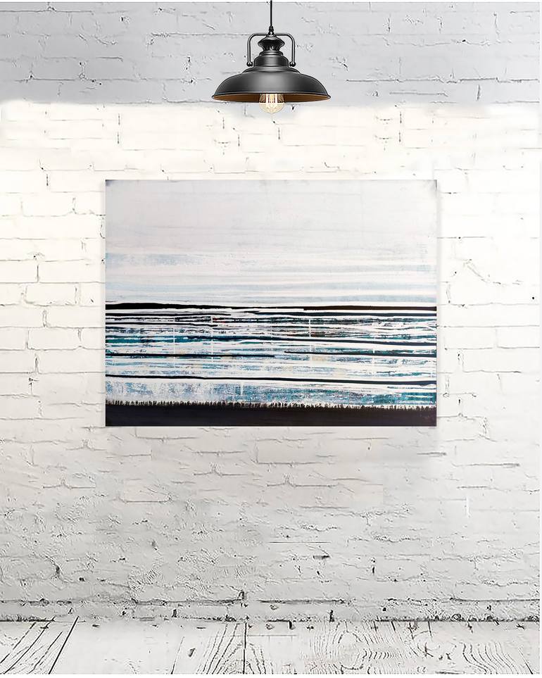 Original Fine Art Beach Painting by Jenny Toft