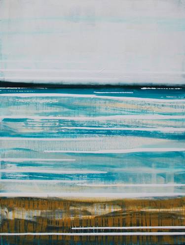 Original Abstract Expressionism Beach Paintings by Jenny Toft