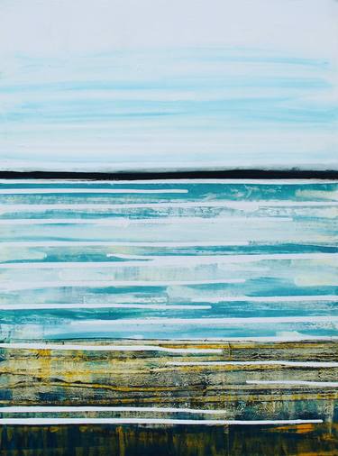 Original Abstract Expressionism Beach Paintings by Jenny Toft