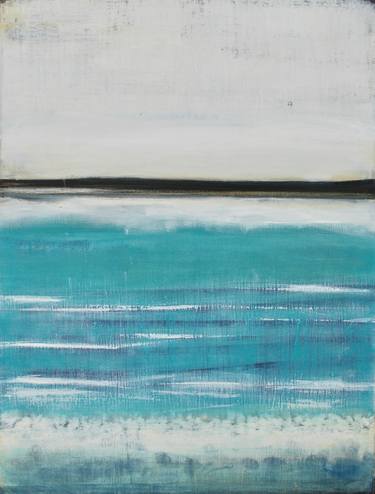 Print of Abstract Expressionism Beach Paintings by Jenny Toft