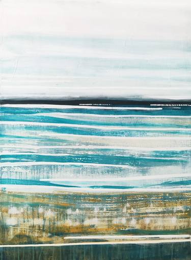 Original Abstract Beach Paintings by Jenny Toft