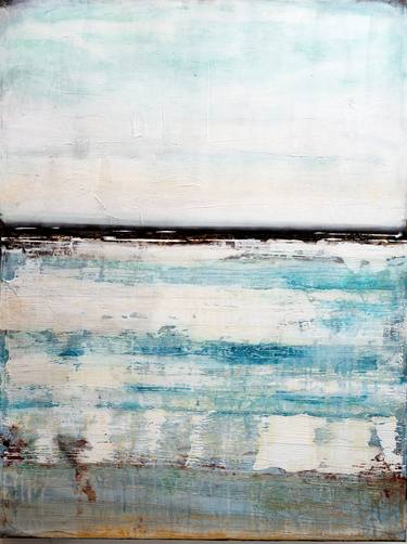 Print of Abstract Expressionism Beach Paintings by Jenny Toft