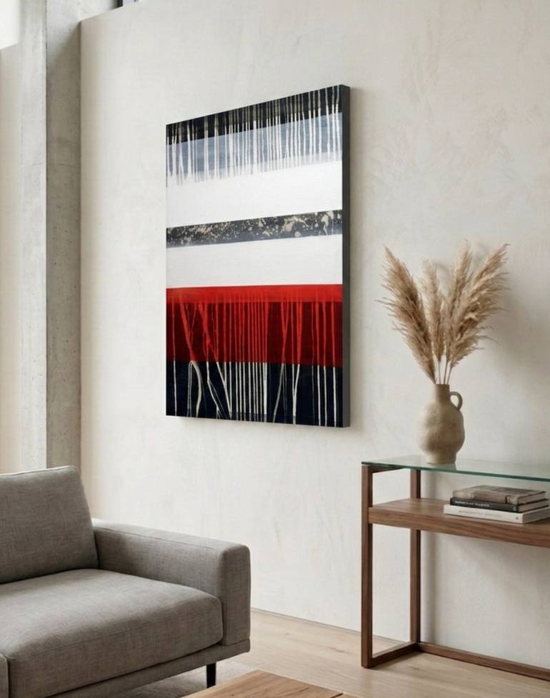 Original Abstract Expressionism Abstract Painting by Jenny Toft