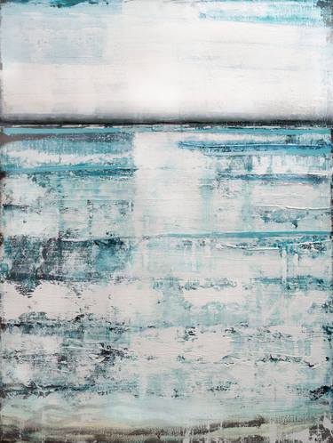 Original Abstract Expressionism Beach Paintings by Jenny Toft