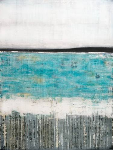 Original Abstract Beach Paintings by Jenny Toft