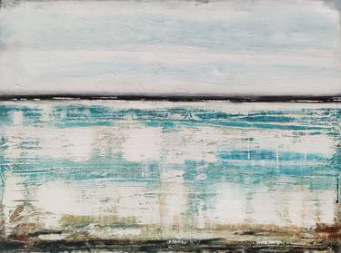 Original Abstract Expressionism Beach Paintings by Jenny Toft