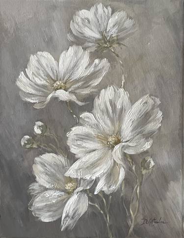 Original Expressionism Floral Paintings by Debi Coules