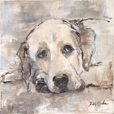 Original Impressionism Dogs Paintings by Debi Coules