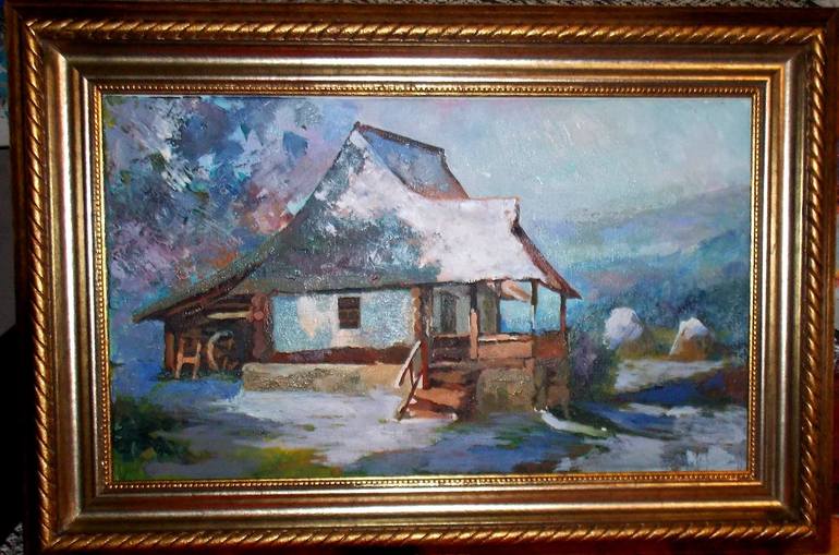 Original Impressionism Landscape Painting by Aderov Eugen
