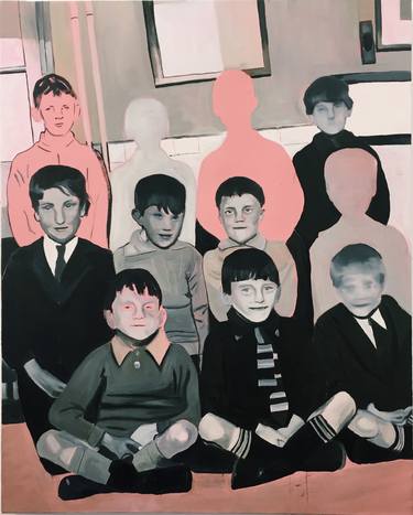 Original Fine Art Children Painting by Molly Brocklehurst