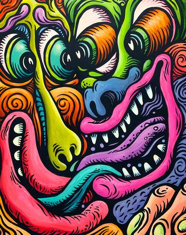 Original Graffiti Paintings by scott walker