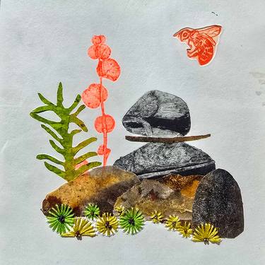 Original Illustration Botanic Mixed Media by Katja Ochoa Molano