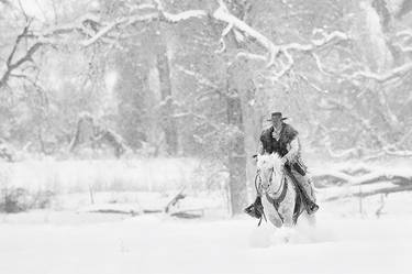 Fine Art Cowboy Photo Print | The Chase thumb