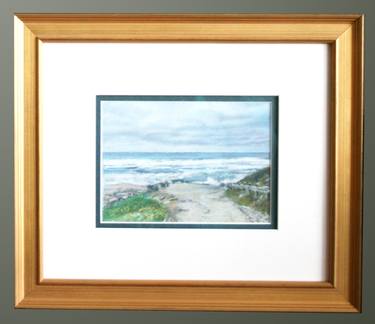 Original Impressionism Beach Painting by Paul Creedon