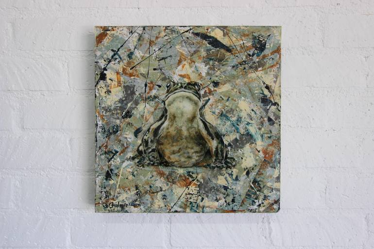 Original Abstract Animal Painting by Chalavie V