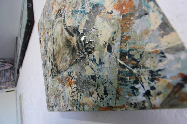 Original Abstract Animal Painting by Chalavie V