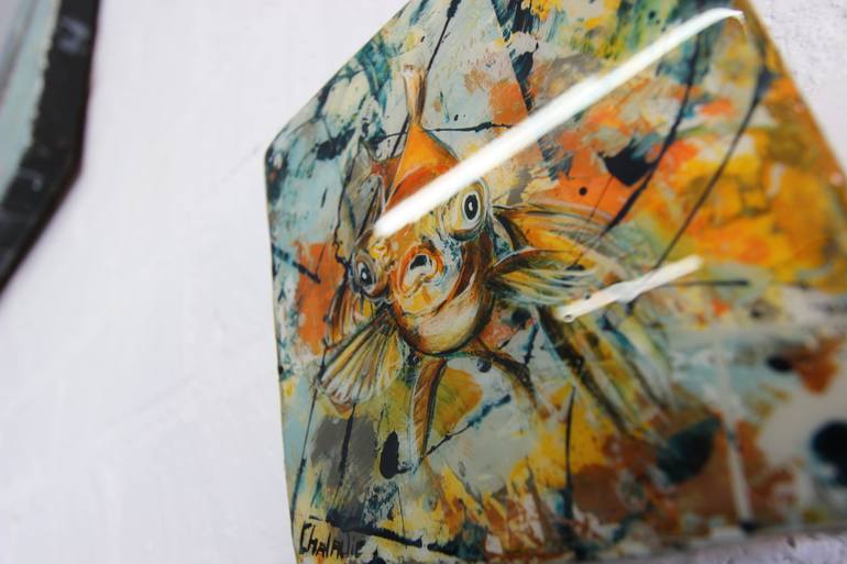 Original Abstract Animal Painting by Chalavie V