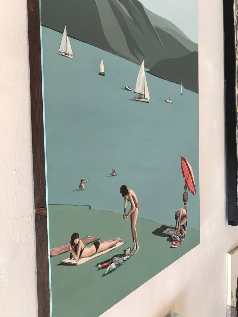 Original Figurative Landscape Painting by Chalavie V