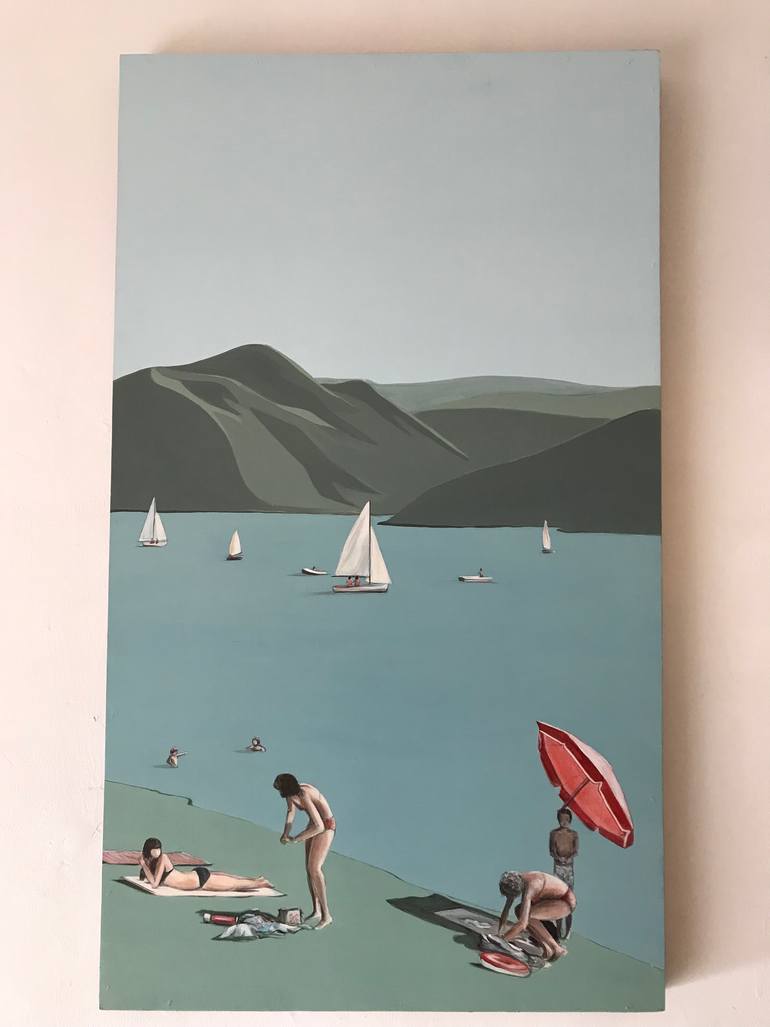 Original Figurative Landscape Painting by Chalavie V