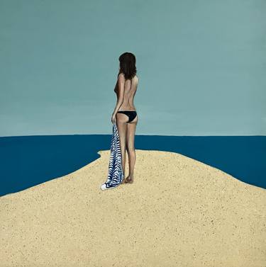 Print of Beach Paintings by Chalavie v