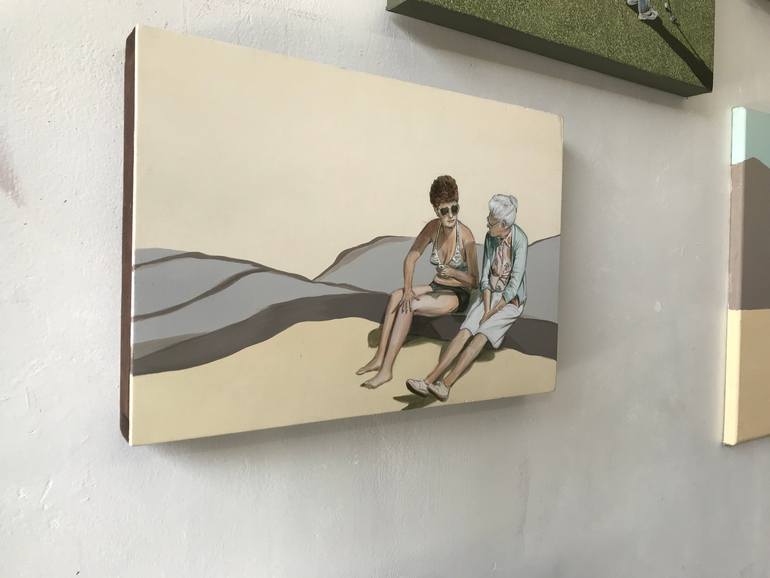 Original Art Deco Family Painting by Chalavie V