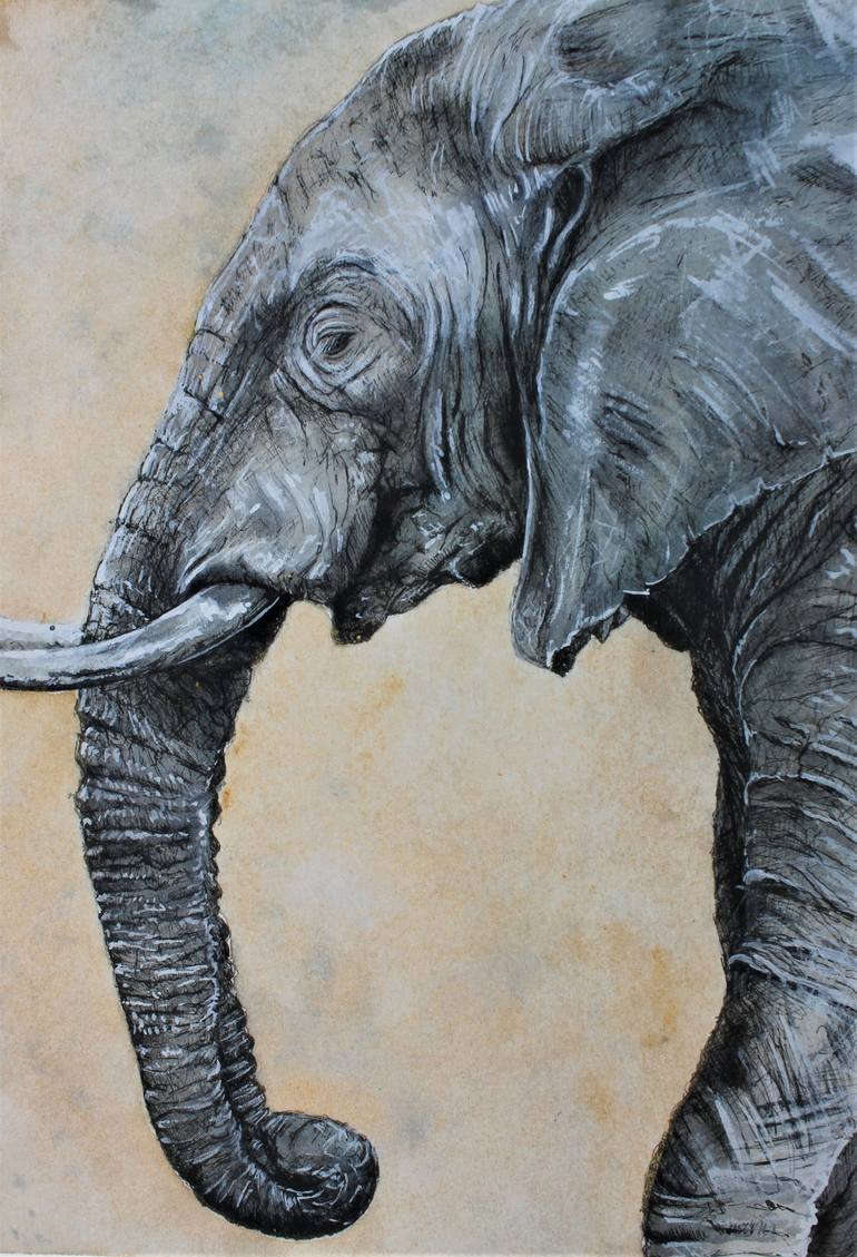 Original Animal Painting by Emma-Lee Penny