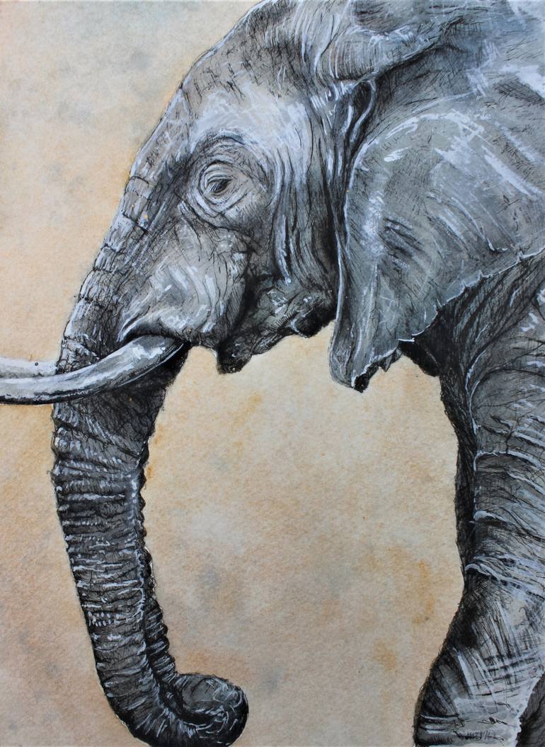 Original Animal Painting by Emma-Lee Penny