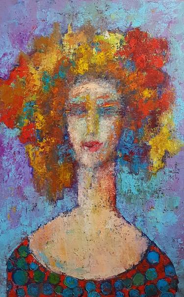 Original Abstract Women Paintings by Irina Kolesnikova