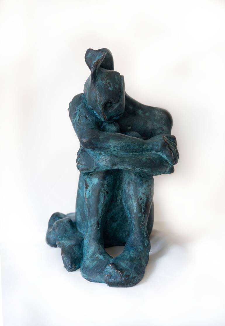 Original Abstract Expressionism Abstract Sculpture by Sedef Antay