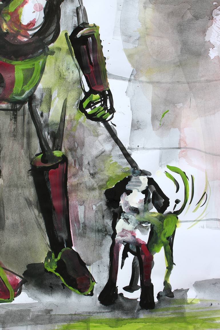 Original Conceptual Animal Painting by Plamen Kondov