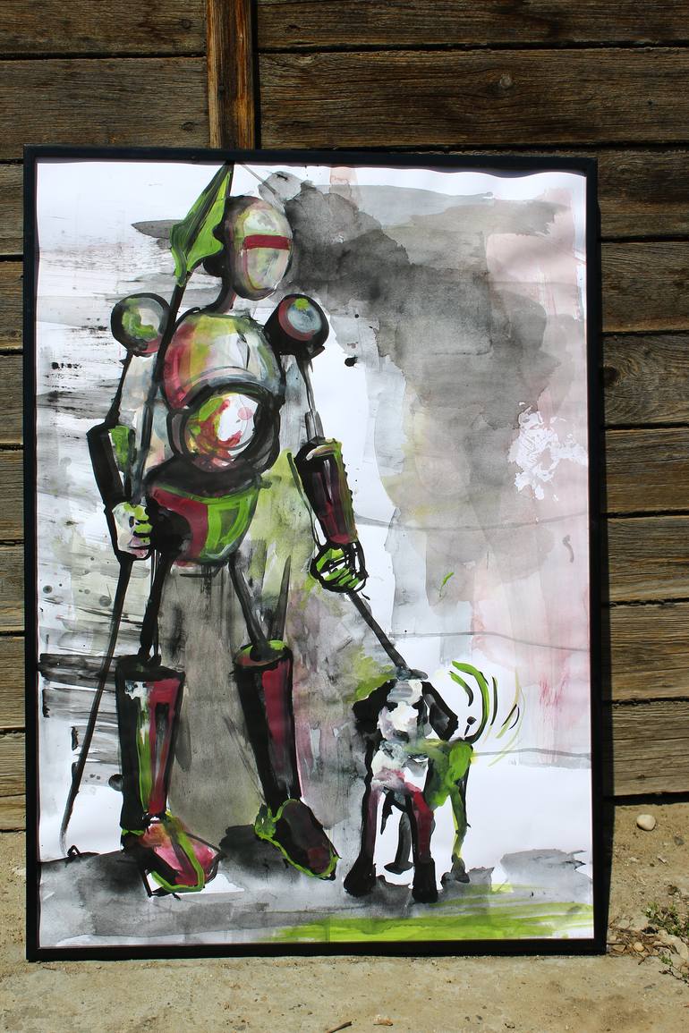 Original Conceptual Animal Painting by Plamen Kondov