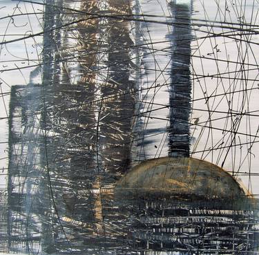 Print of Abstract Architecture Paintings by Patricia Colyer