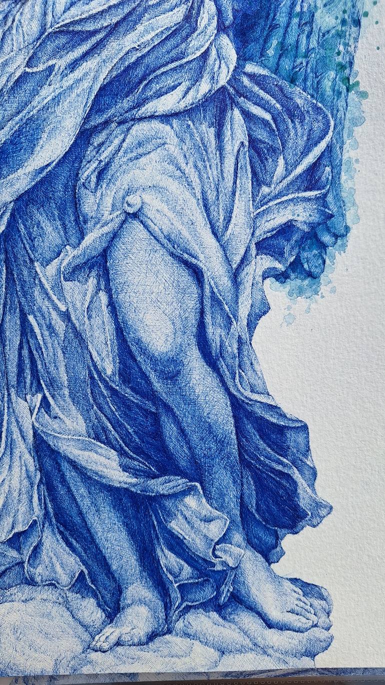 Original Figurative Religion Mixed Media by Edwin Darwin