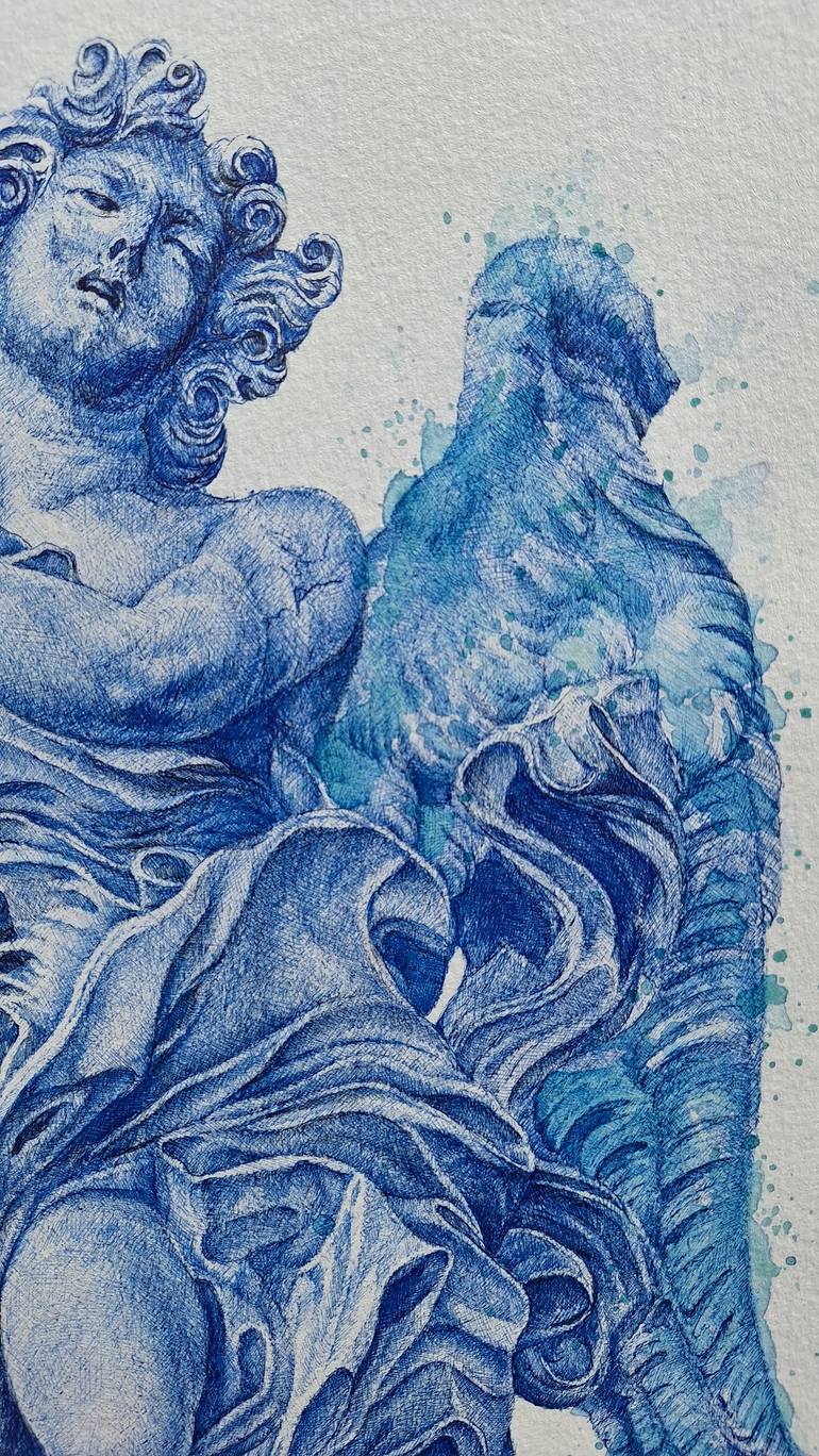 Original Figurative Religion Mixed Media by Edwin Darwin
