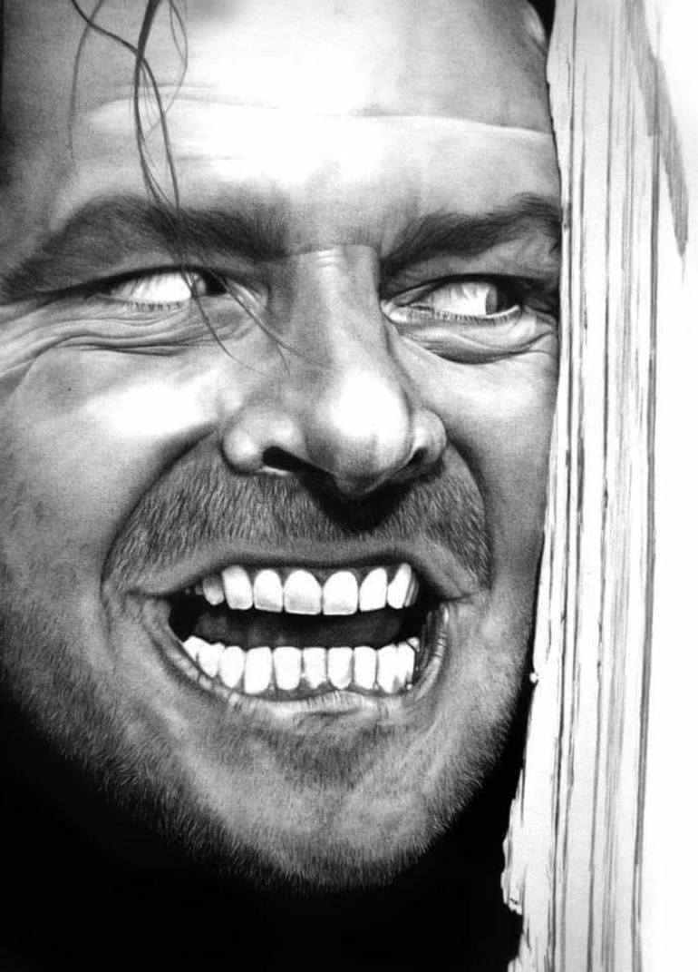 The Shining Drawing by Edwin Darwin | Saatchi Art