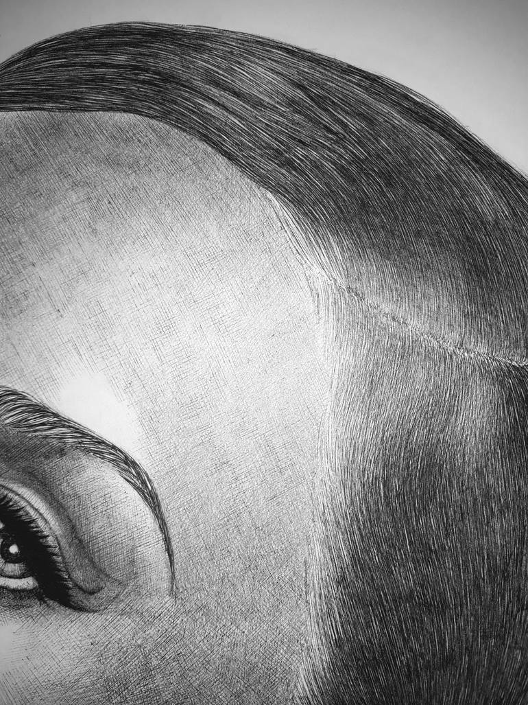 Original Other People Drawing by Edwin Darwin