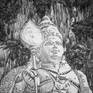 This artwork was done with pencil, pen and charcoal on A3 paper (29.7x42)cm. Combining the crosshatch technique.

This drawing was inspired by Batu Caves, Malaysia. People have to take the 272 steps to reach to the temple inside the cave.

This artwork will be shipped rolled, securely inside a shipping tube.