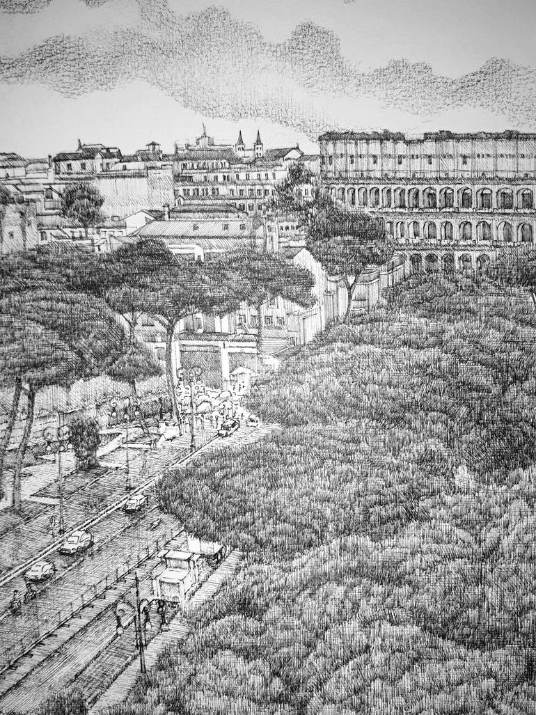 Original Other Architecture Drawing by Edwin Darwin