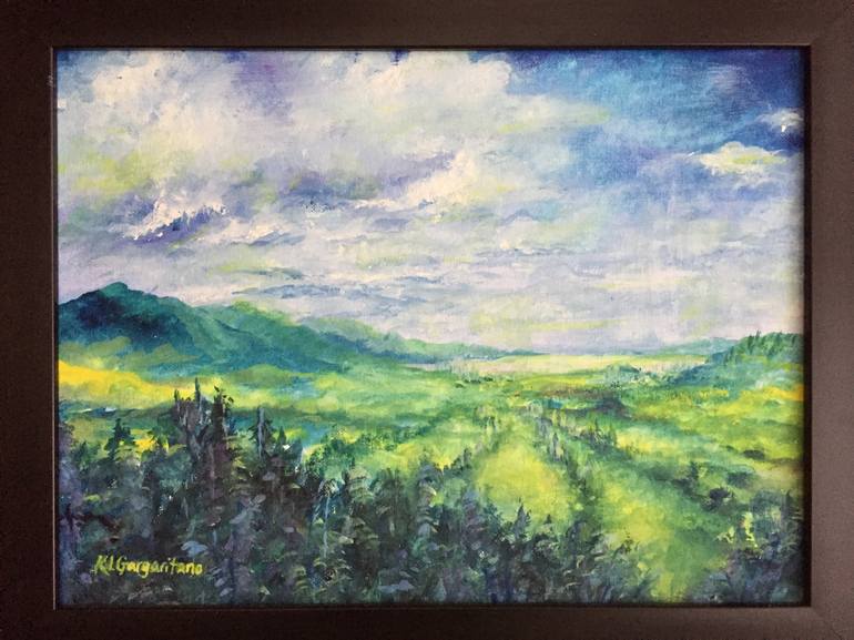 Original Impressionism Landscape Painting by Kle G