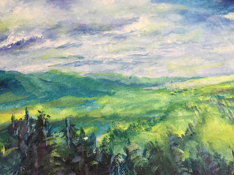 Original Impressionism Landscape Painting by Kle G