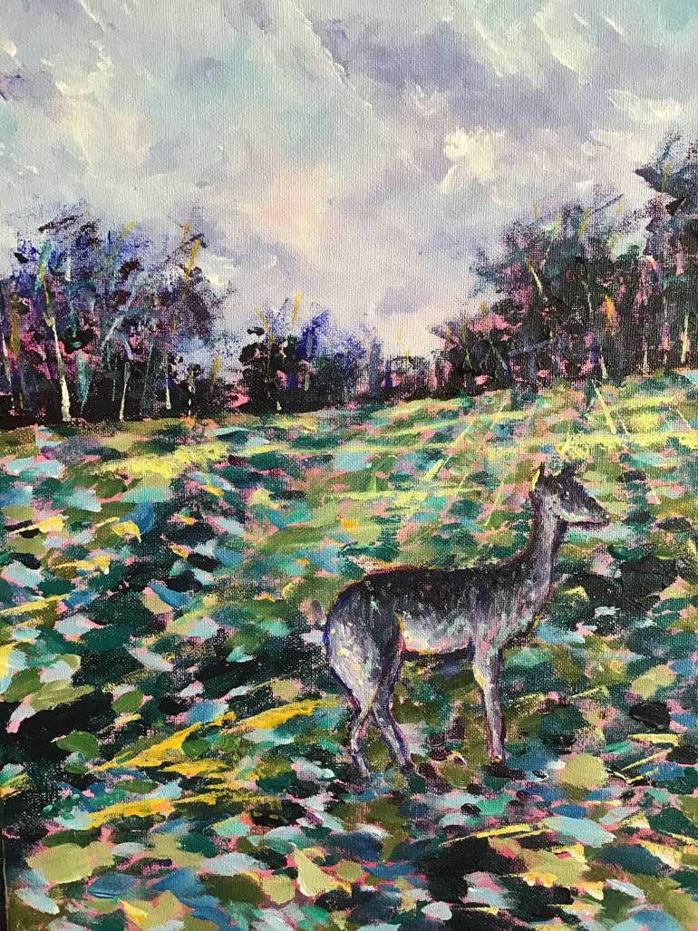 Original Impressionism Nature Painting by Kle G