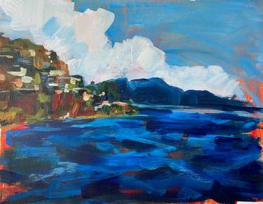 Original Expressionism Landscape Paintings by Michelle Boerio