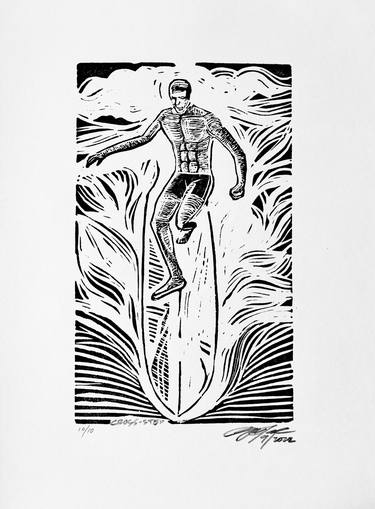 Original Conceptual Sports Printmaking by Ojay Tambio