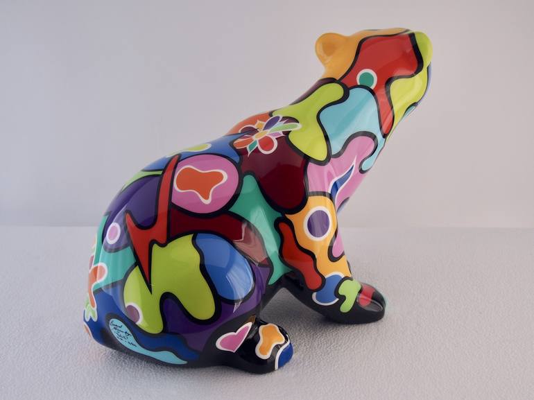 Original Pop Art Animal Sculpture by Arnaud Nazare-Aga