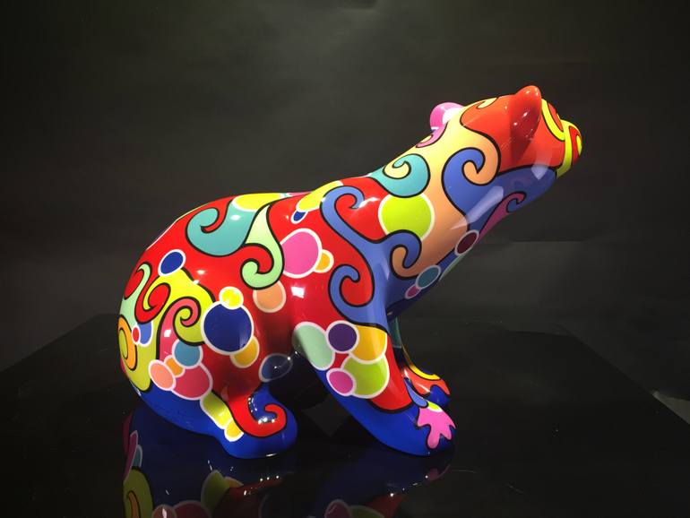 Original Pop Art Animal Sculpture by Arnaud Nazare-Aga